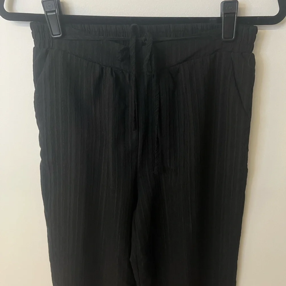 SHEIN Women's Wide Leg Pants Black Sz M - Picture 4 of 7